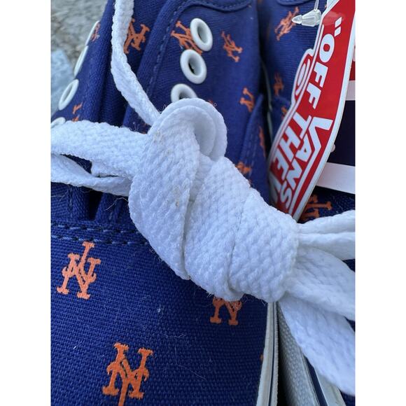 Vans x MLB New York NY Mets AOP Logo Blue Shoes Men’s Size 7.5 / Women\'s 9 main image 7